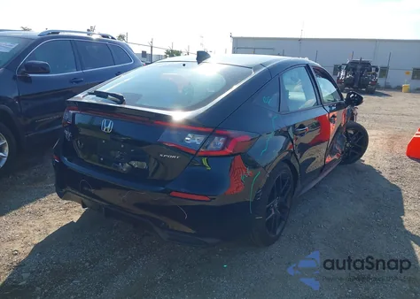 2024 Honda Civic Sport z USA, uszkodzony, nr VIN 19XFL2H85RE009868